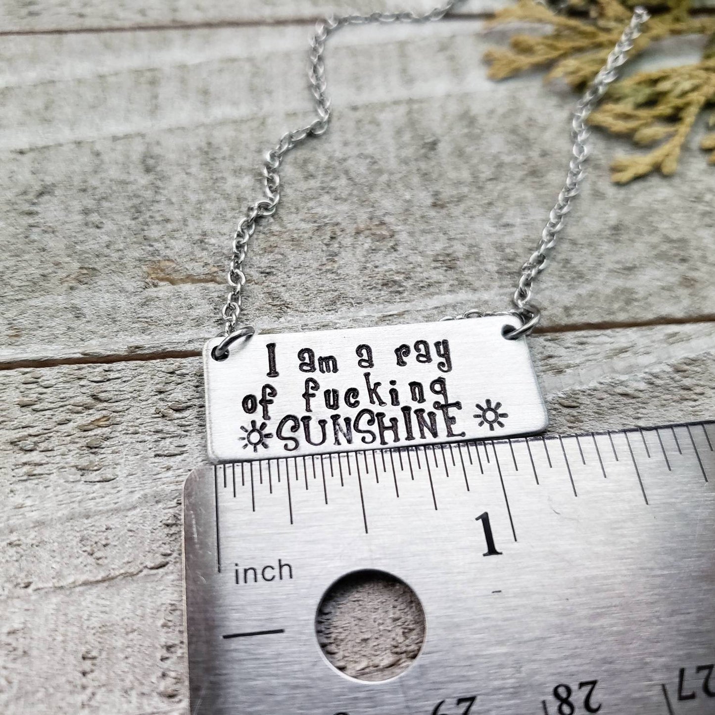 Ray of sunshine necklace