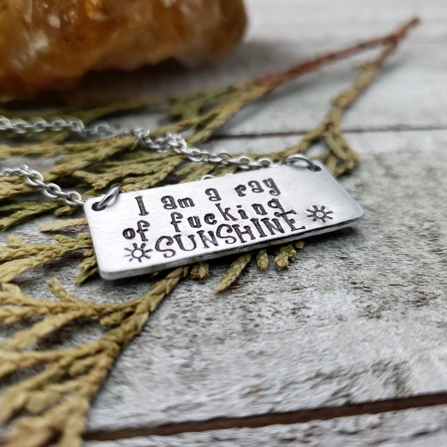 Ray of sunshine necklace