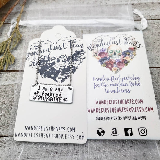 Ray of sunshine necklace