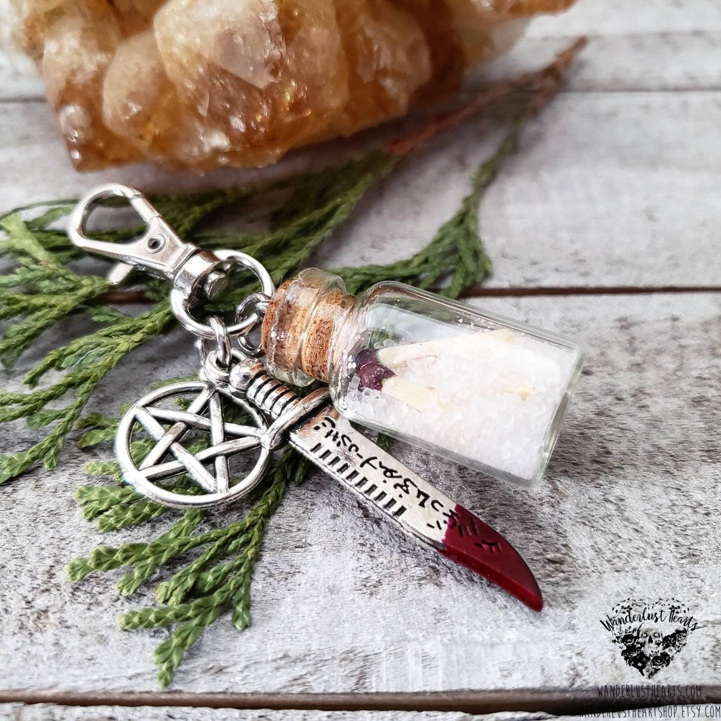 Supernatural salt and burn bag charm