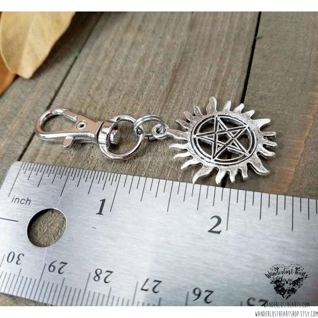 Supernatural Anti possession bag planner charm-Wanderlust Hearts