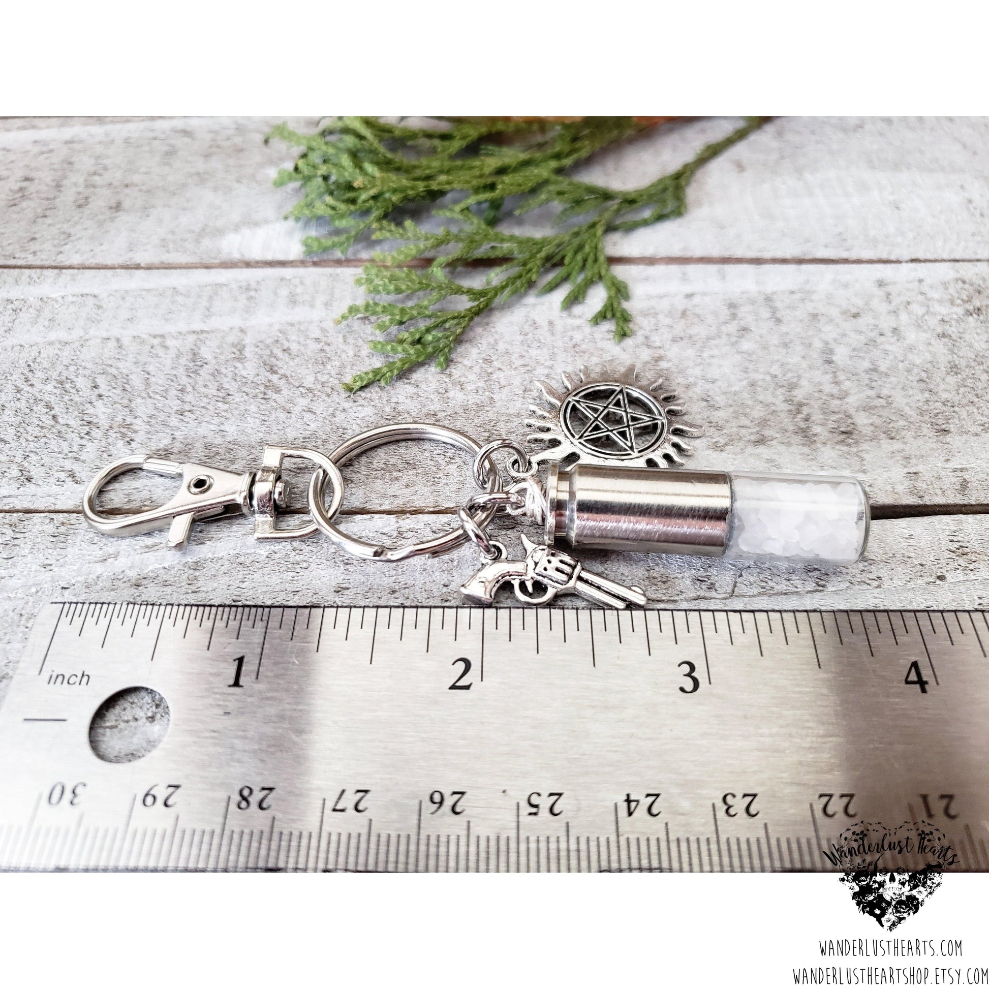 Supernatural Anti possession keychain-Wanderlust Hearts