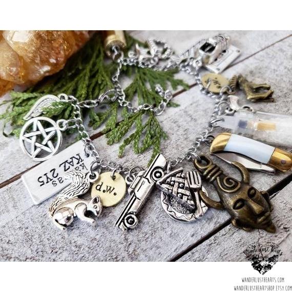 Supernatural charm bracelet | WanderlustHearts ORIGINAL DESIGN-Wanderlust Hearts