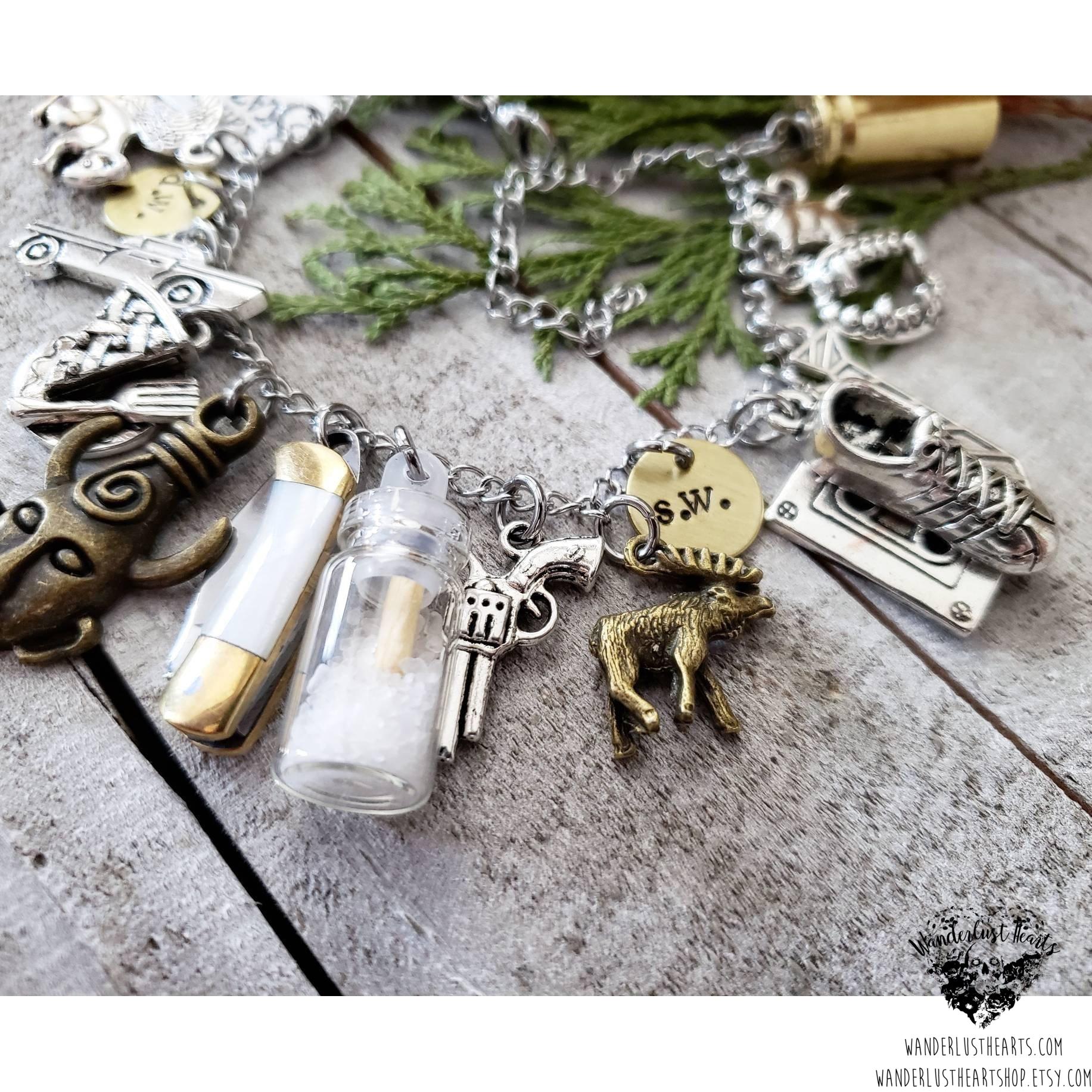 Supernatural charm bracelet | WanderlustHearts ORIGINAL DESIGN-Wanderlust Hearts