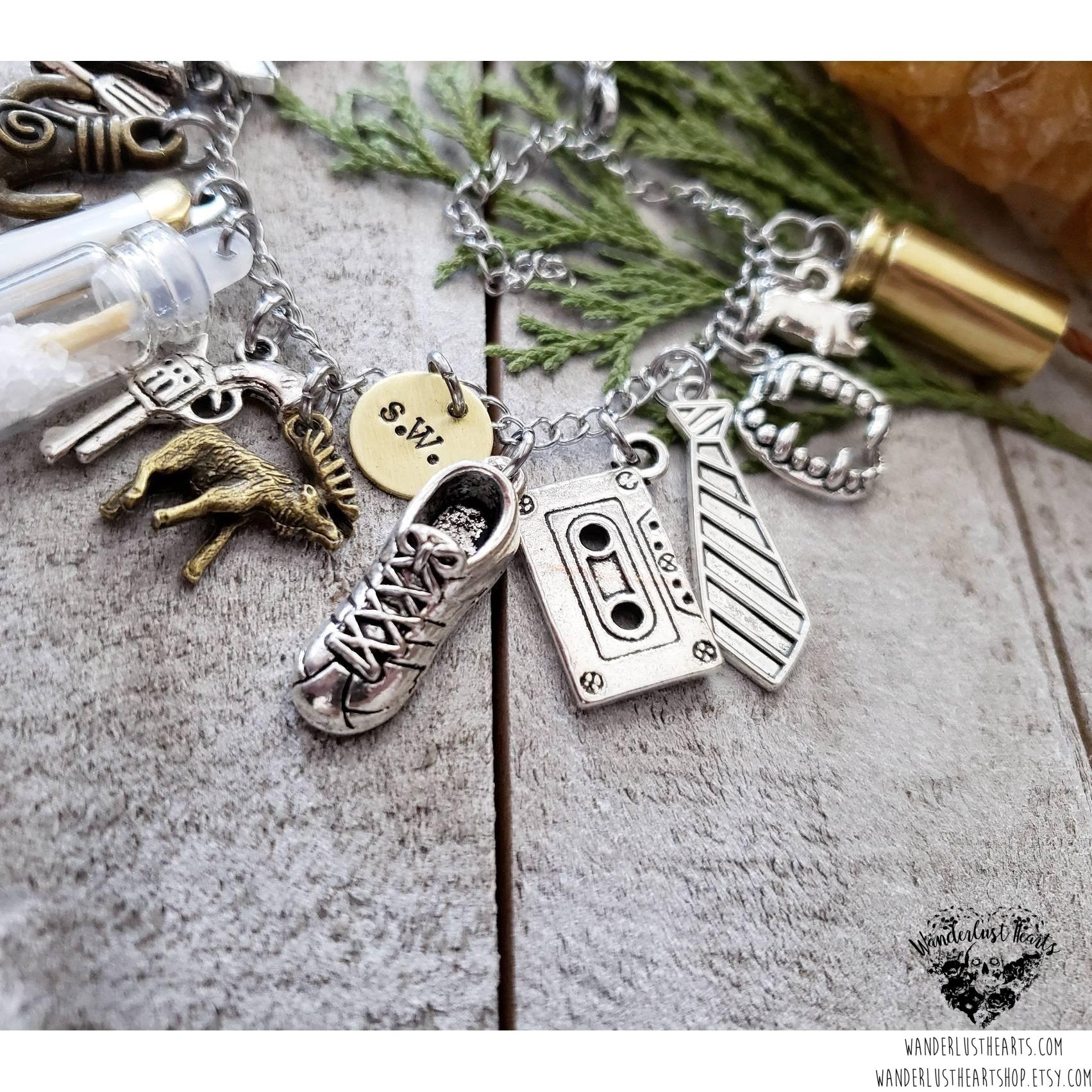 Supernatural charm bracelet | WanderlustHearts ORIGINAL DESIGN-Wanderlust Hearts