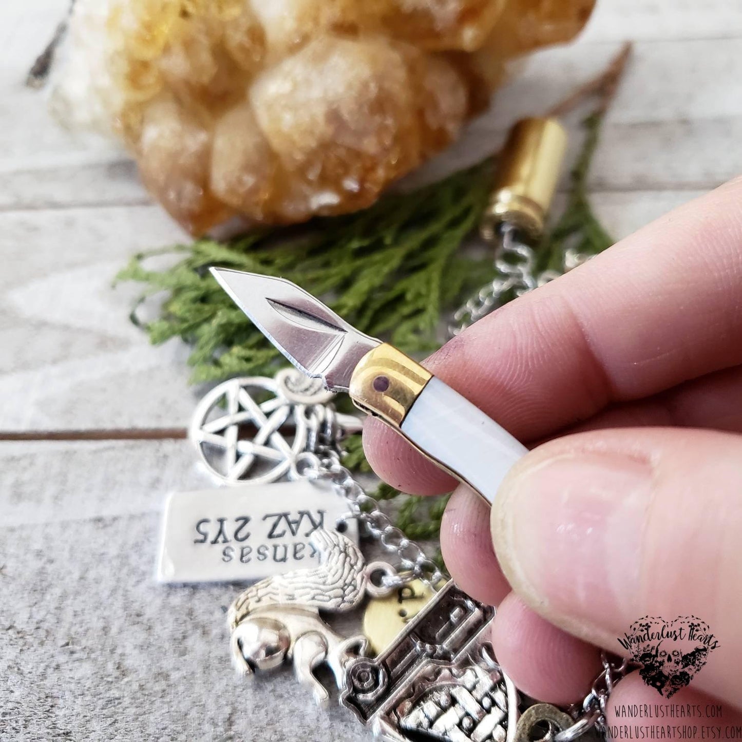 Supernatural charm bracelet | WanderlustHearts ORIGINAL DESIGN-Wanderlust Hearts