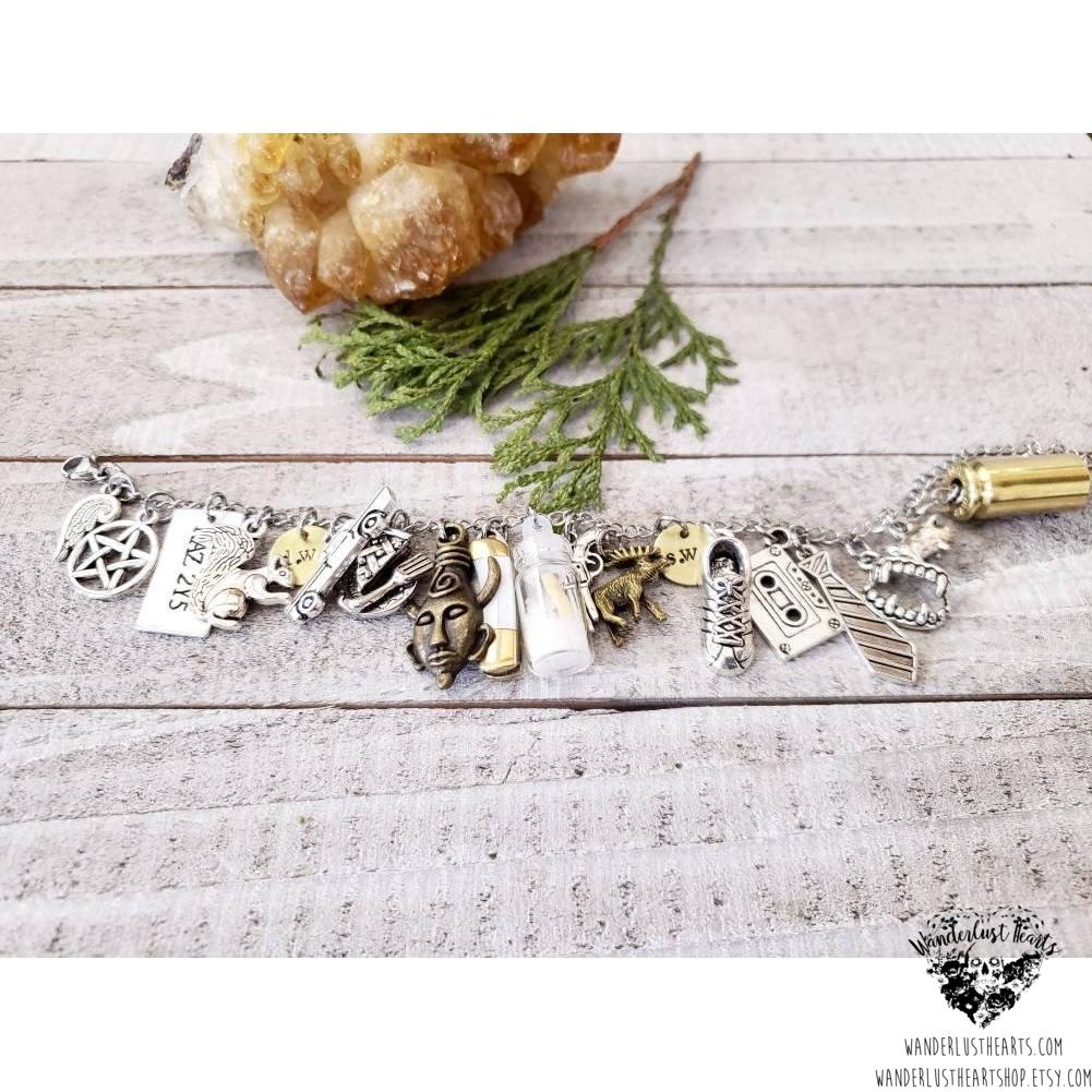 Supernatural charm bracelet | WanderlustHearts ORIGINAL DESIGN-Wanderlust Hearts