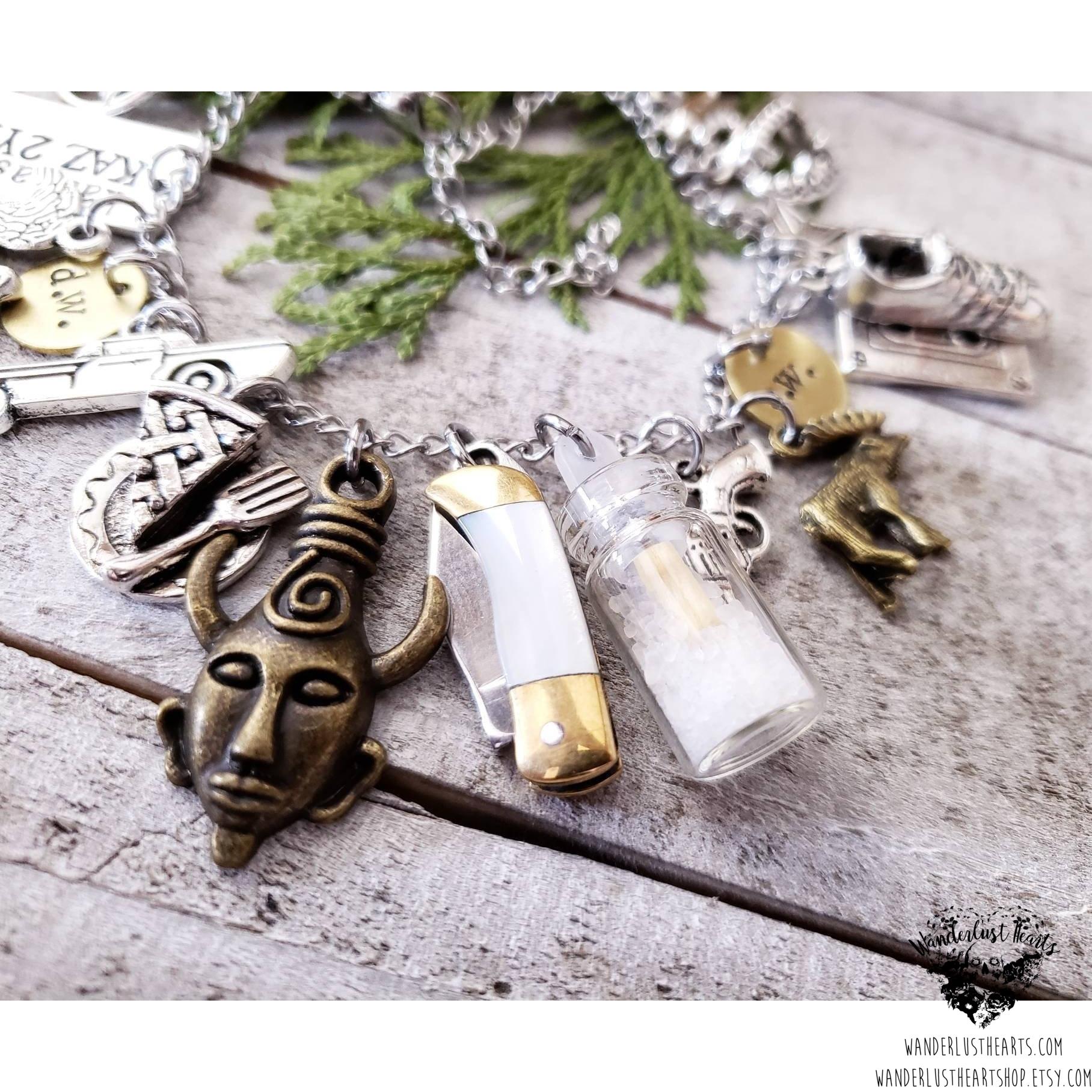 Supernatural charm bracelet | WanderlustHearts ORIGINAL DESIGN-Wanderlust Hearts