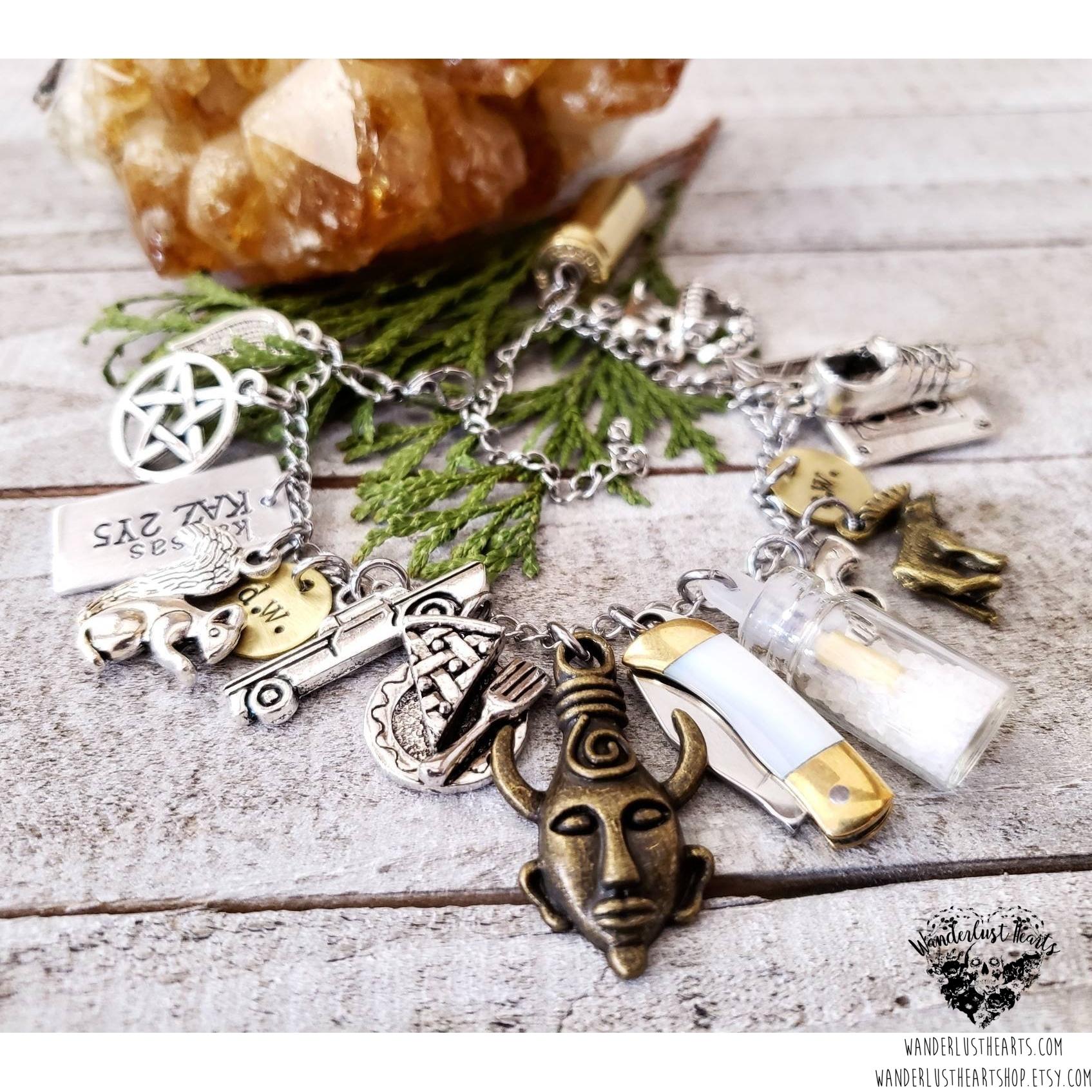 Supernatural charm bracelet | WanderlustHearts ORIGINAL DESIGN-Wanderlust Hearts