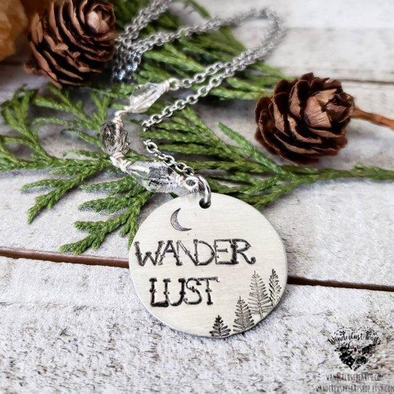 Wanderlust Herkimer diamond necklace-Wanderlust Hearts
