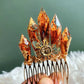 Electron goddess hair comb