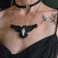 Goth Raven necklace