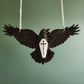 Goth Raven necklace