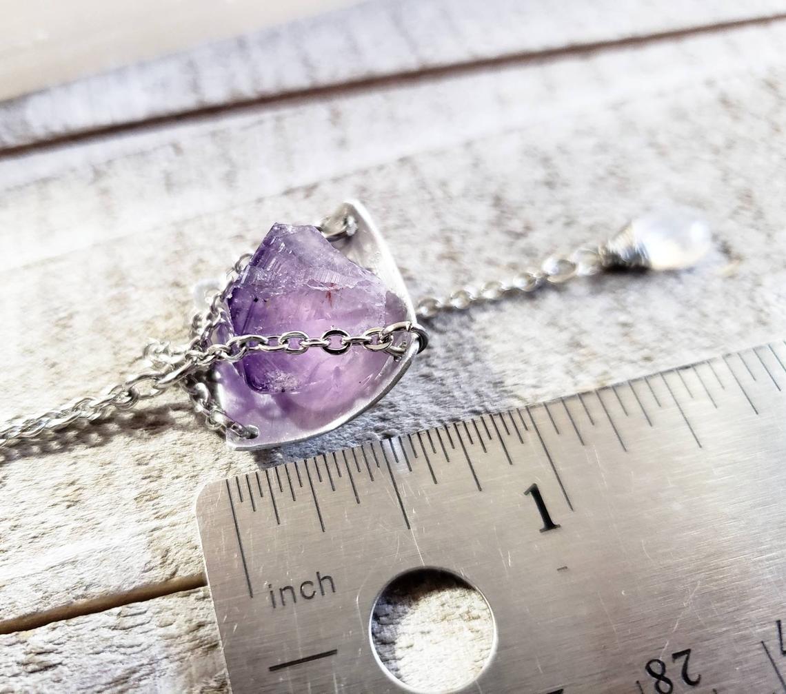 Amethyst travel protection charm