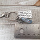 Boho Quote crystal keychain