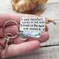 Boho Quote crystal keychain