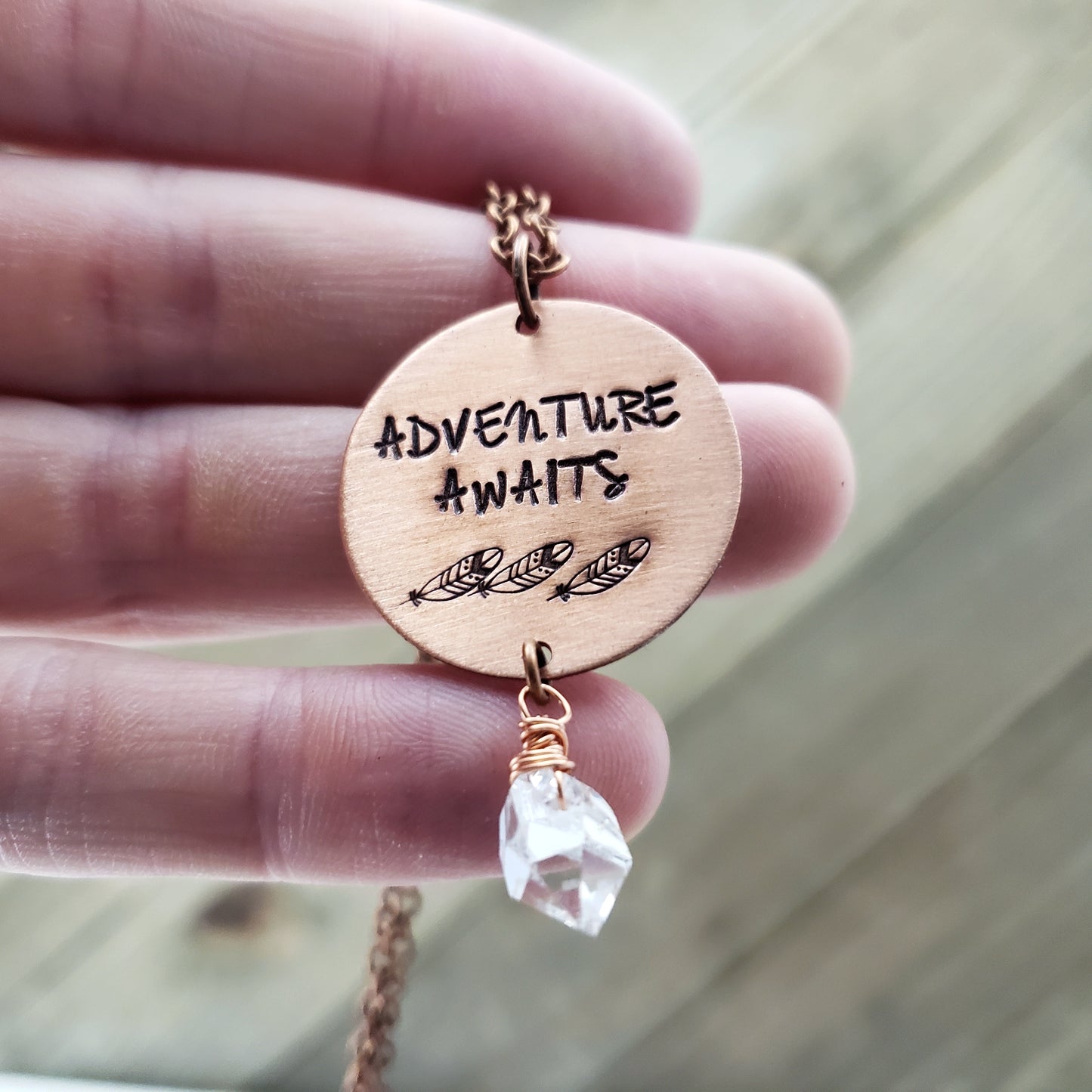 Adventure Awaits necklace