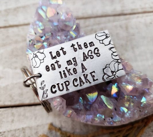 Eat My Cupcake keychain