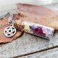 Travel intention vial necklace