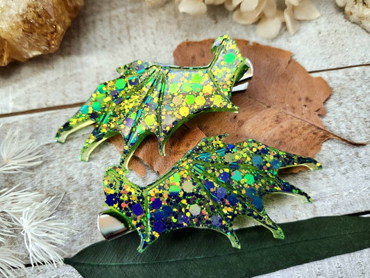 Dragon wing hair clips 2pc sets