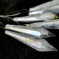 Silver crystal Icicle ornament 6PC Set