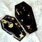 Mystical tarot coffin trinket box