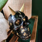 Goth Devil horn skull decor