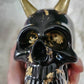 Goth Devil horn skull decor