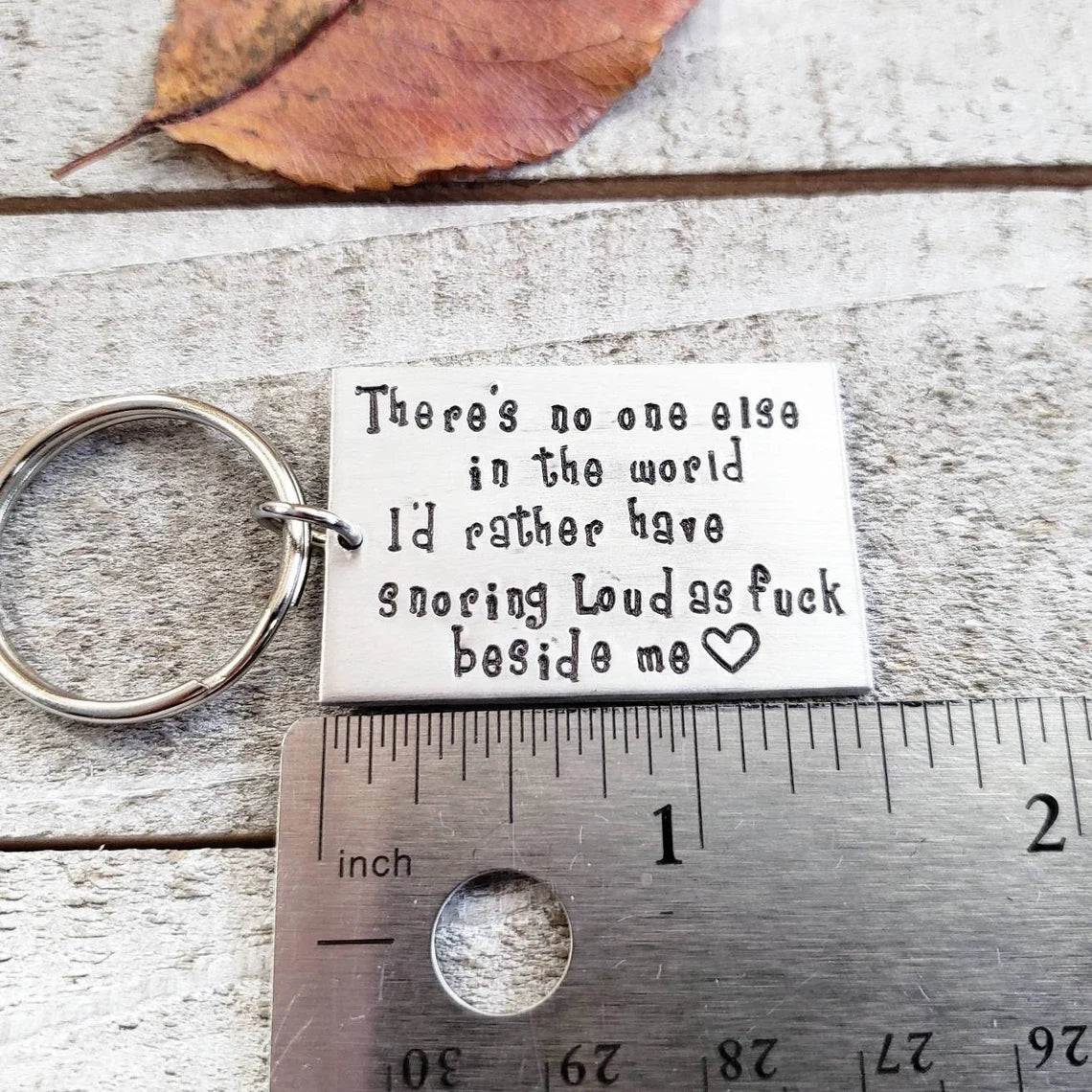 No one else in the world keychain