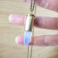 Opalite bullet necklace