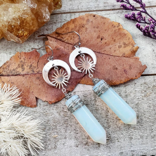 Celestial opalite earrings