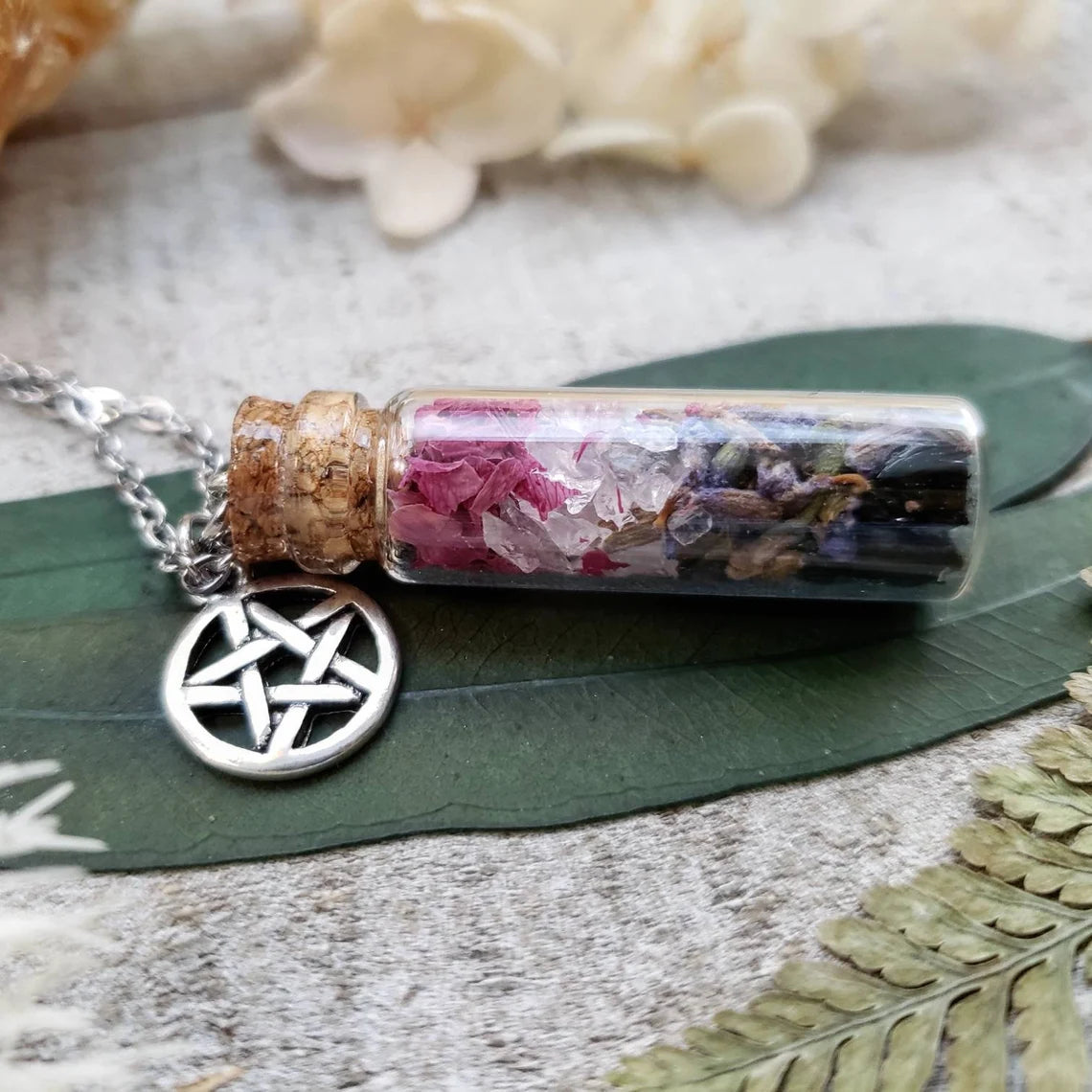 Empath intention spell necklace