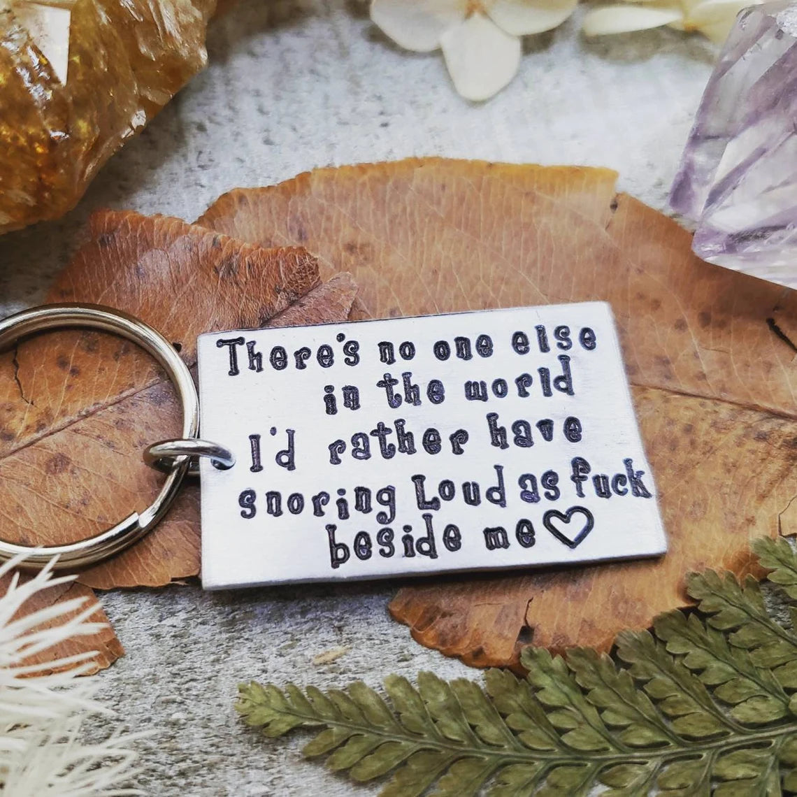 No one else in the world keychain