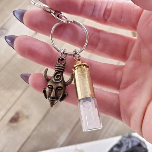 Supernatural amulet keychain