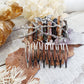 Quartz bat hair comb