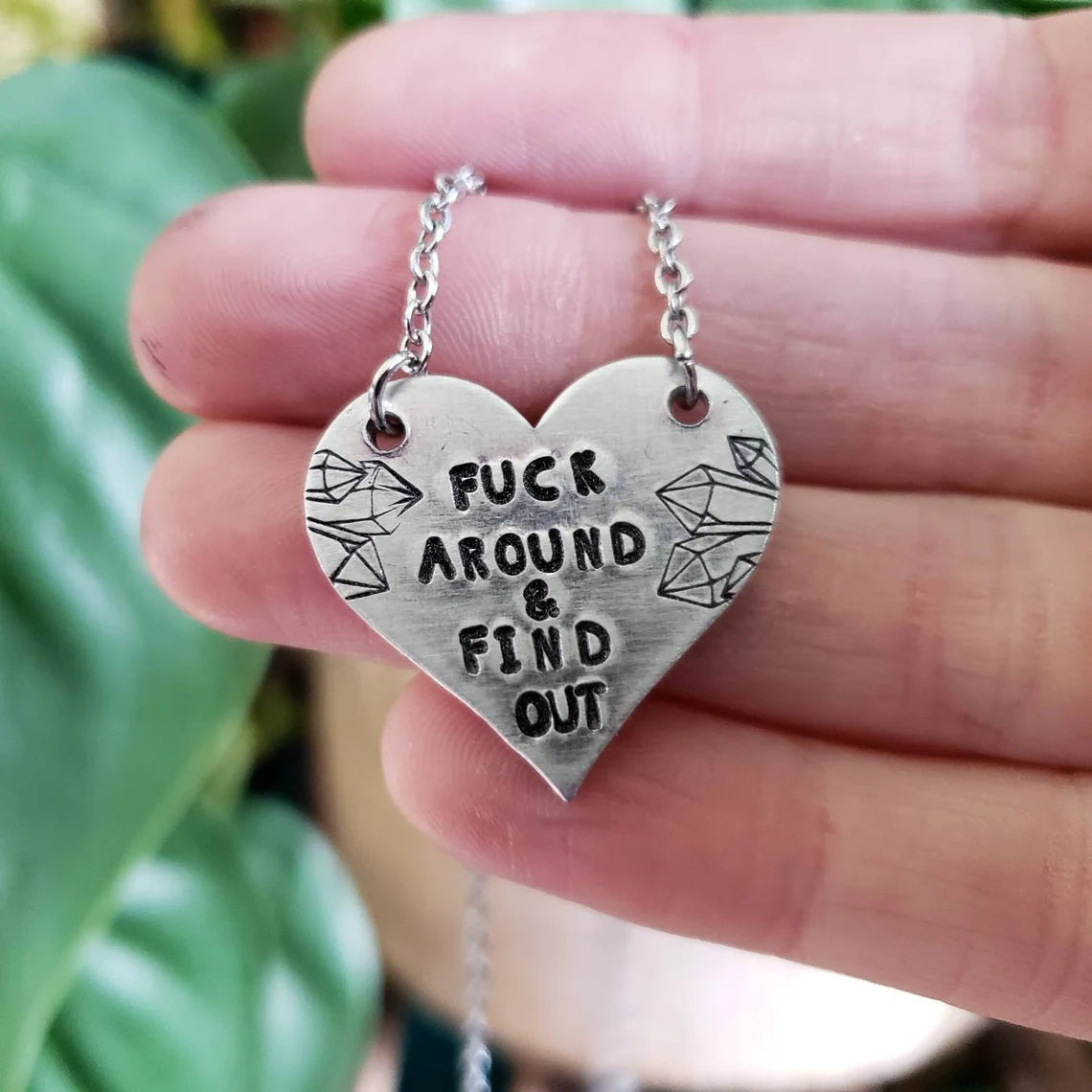 F*ck around and find out necklace
