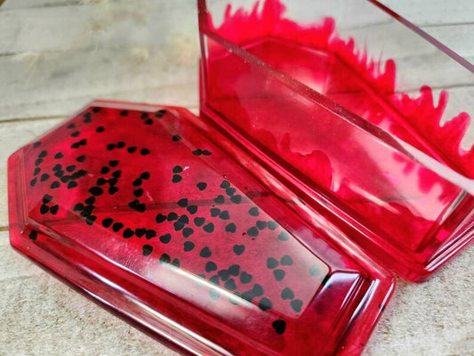 Bloody valentine Coffin trinketbox