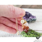 Raw Citrine necklace | North star charm-Wanderlust Hearts