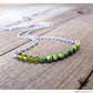Swarovski crystal Snake print bar necklace-Wanderlust Hearts